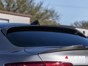 Alfa Romeo Giulia Roof Spoiler - Carbon Fiber - Feroce Carbon - Full Size